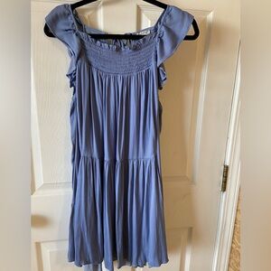 Free People Intimately Bluish Smocked Dress size Medium